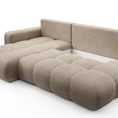 Schlafsofa mit Stauraum TRURO 1 – beige, linke Ecke