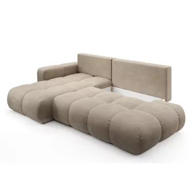 Schlafsofa mit Stauraum TRURO 1 – beige, linke Ecke
