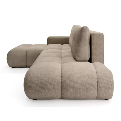 Schlafsofa mit Stauraum TRURO 1 – hellgrau, linke Ecke