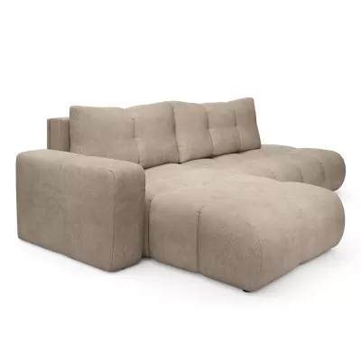 Schlafsofa mit Stauraum TRURO 1 – hellgrau, linke Ecke
