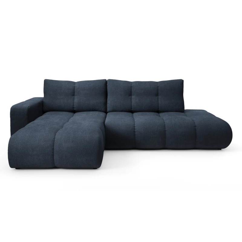 Schlafsofa mit Stauraum TRURO 1 - blau, linke Ecke