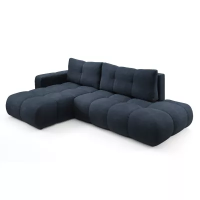 Schlafsofa mit Stauraum TRURO 1 - blau, linke Ecke