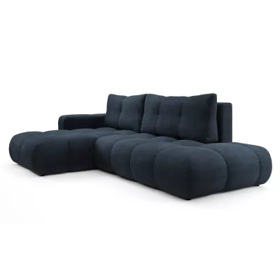Schlafsofa mit Stauraum TRURO 1 - blau, linke Ecke