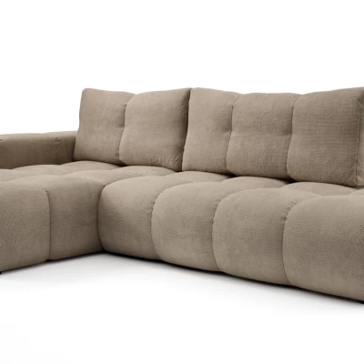Schlafsofa mit Stauraum TRURO 1 – hellgrau, linke Ecke