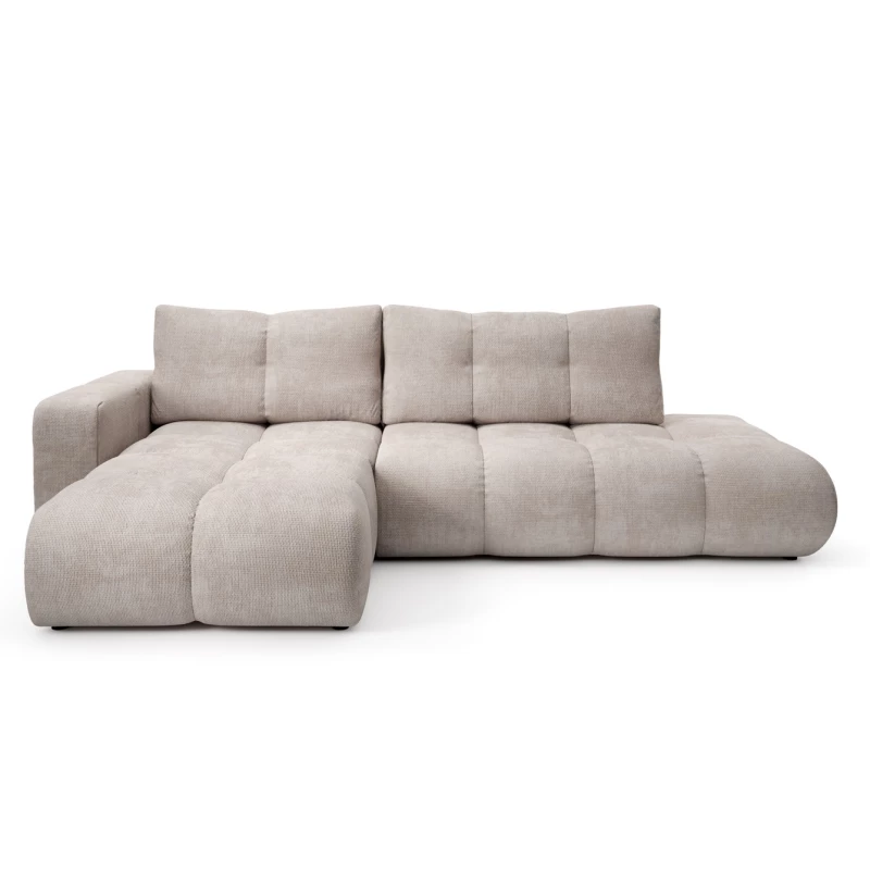 Schlafsofa mit Stauraum TRURO 1 - Latte, linke Ecke