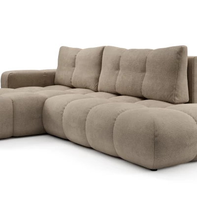 Schlafsofa mit Stauraum TRURO 1 – hellgrau, linke Ecke