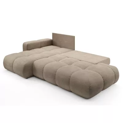 Schlafsofa mit Stauraum TRURO 1 – hellgrau, linke Ecke
