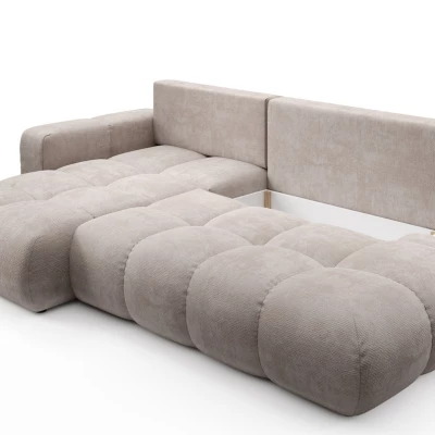 Schlafsofa mit Stauraum TRURO 1 - Latte, linke Ecke