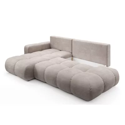 Schlafsofa mit Stauraum TRURO 1 - Latte, linke Ecke