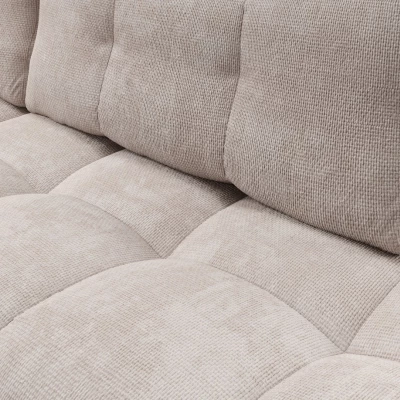 Schlafsofa mit Stauraum TRURO 1 - Latte, linke Ecke