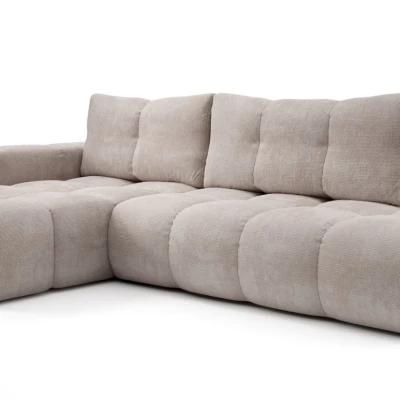 Schlafsofa mit Stauraum TRURO 1 - Latte, linke Ecke