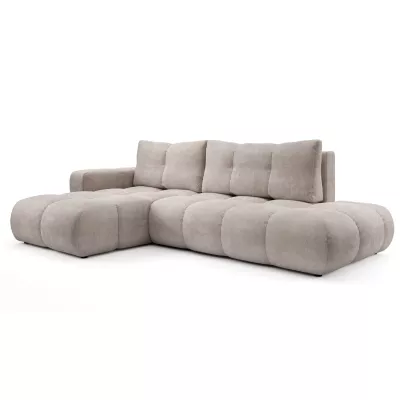 Schlafsofa mit Stauraum TRURO 1 - Latte, linke Ecke