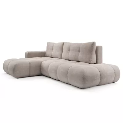 Schlafsofa mit Stauraum TRURO 1 - Latte, linke Ecke