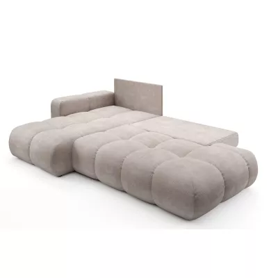 Schlafsofa mit Stauraum TRURO 1 - Latte, linke Ecke