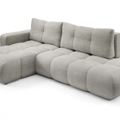 Schlafsofa mit Stauraum TRURO 1 – silber, linke Ecke