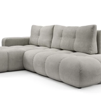 Schlafsofa mit Stauraum TRURO 1 – silber, linke Ecke