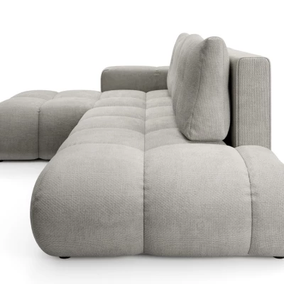 Schlafsofa mit Stauraum TRURO 1 – silber, linke Ecke