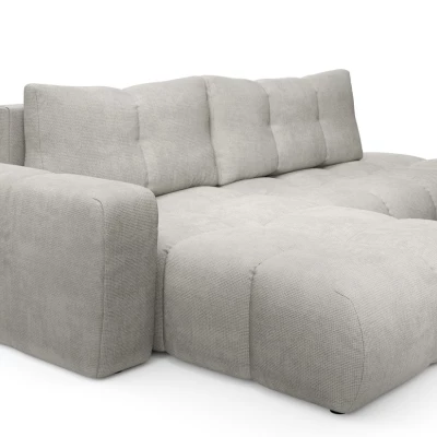 Schlafsofa mit Stauraum TRURO 1 – silber, linke Ecke
