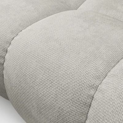 Schlafsofa mit Stauraum TRURO 1 – silber, linke Ecke