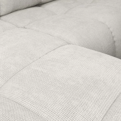 Schlafsofa mit Stauraum TRURO 1 – silber, linke Ecke