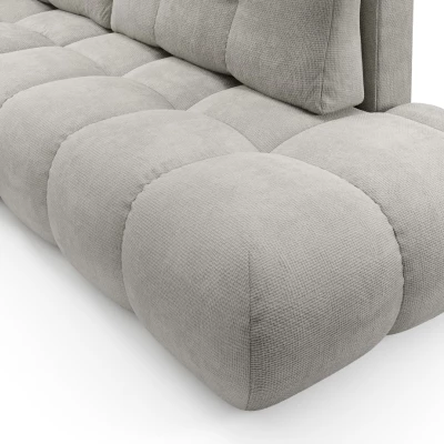 Schlafsofa mit Stauraum TRURO 1 – silber, linke Ecke