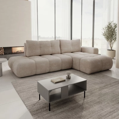 Schlafsofa mit Stauraum TRURO 1 – beige, rechte Ecke