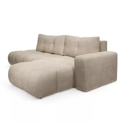 Schlafsofa mit Stauraum TRURO 1 – beige, rechte Ecke