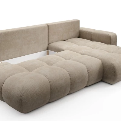 Schlafsofa mit Stauraum TRURO 1 – beige, rechte Ecke
