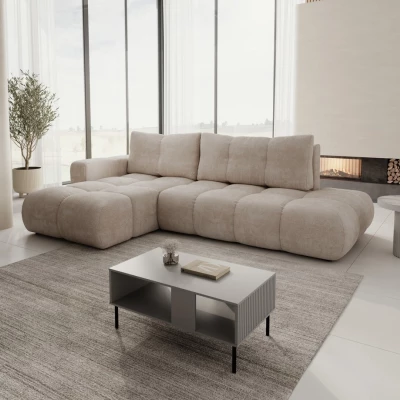 Schlafsofa mit Stauraum TRURO 1 – beige, linke Ecke