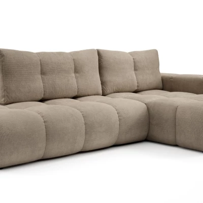 Schlafsofa mit Stauraum TRURO 1 – hellgrau, rechte Ecke