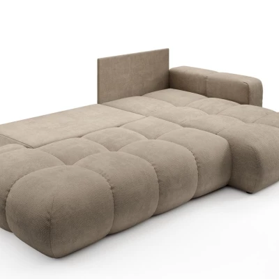 Schlafsofa mit Stauraum TRURO 1 – hellgrau, rechte Ecke