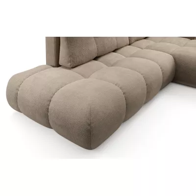 Schlafsofa mit Stauraum TRURO 1 – hellgrau, rechte Ecke