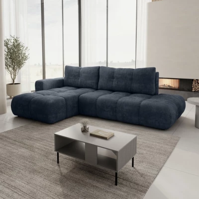 Schlafsofa mit Stauraum TRURO 1 - blau, linke Ecke