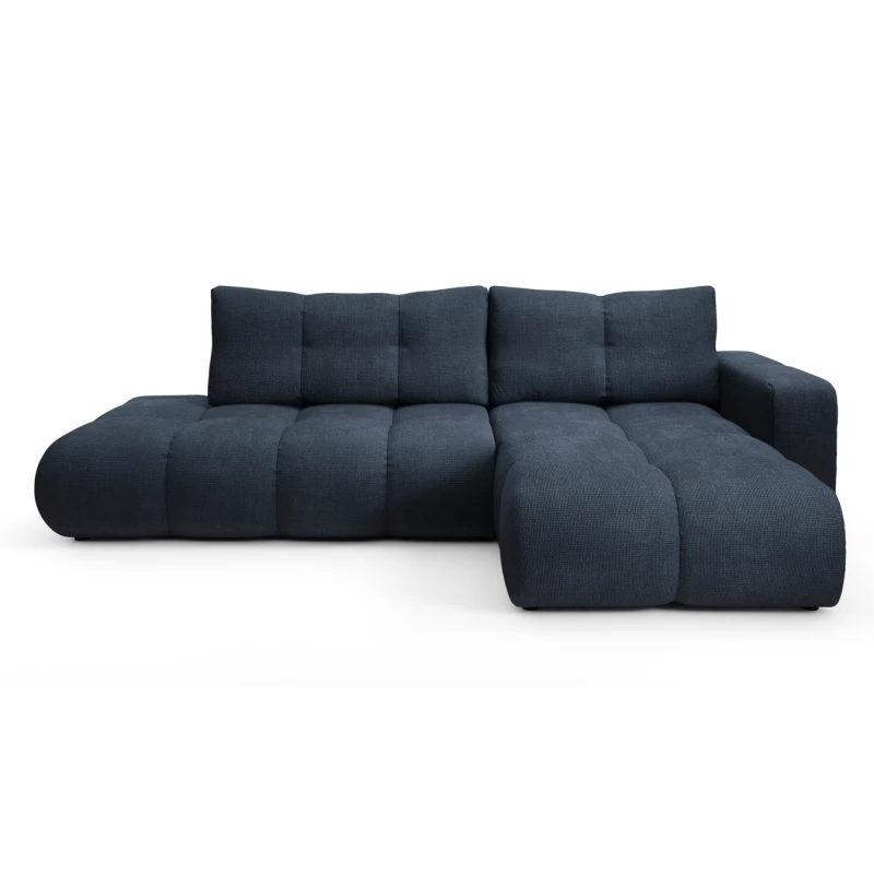 Schlafsofa mit Stauraum TRURO 1 - blau, rechte Ecke