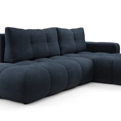 Schlafsofa mit Stauraum TRURO 1 - blau, rechte Ecke