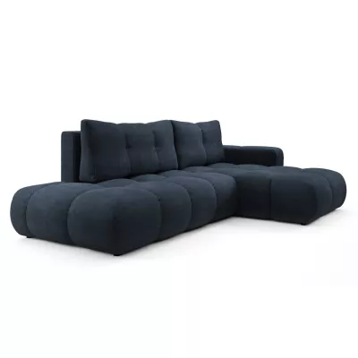 Schlafsofa mit Stauraum TRURO 1 - blau, rechte Ecke