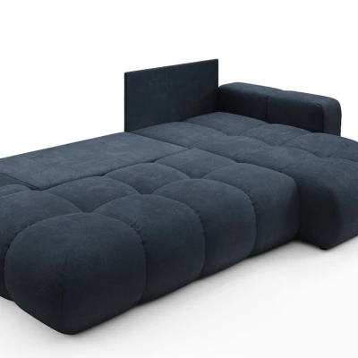 Schlafsofa mit Stauraum TRURO 1 - blau, rechte Ecke