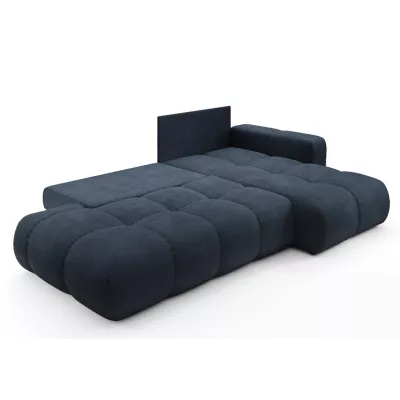 Schlafsofa mit Stauraum TRURO 1 - blau, rechte Ecke