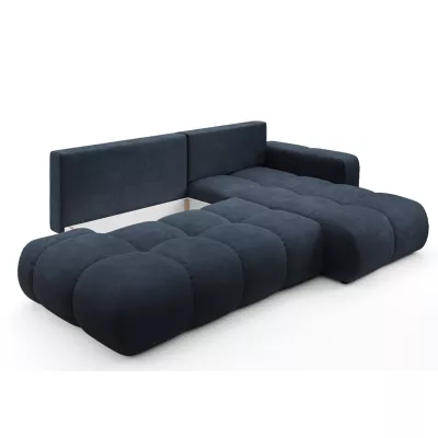 Schlafsofa mit Stauraum TRURO 1 - blau, rechte Ecke
