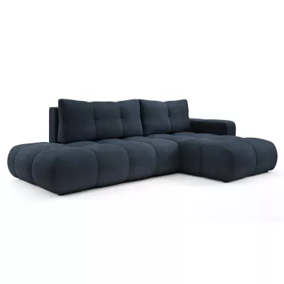 Schlafsofa mit Stauraum TRURO 1 - blau, rechte Ecke
