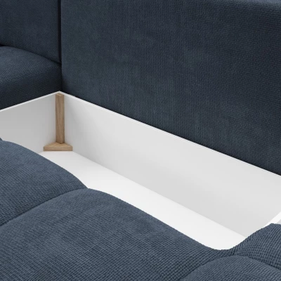 Schlafsofa mit Stauraum TRURO 1 - blau, rechte Ecke