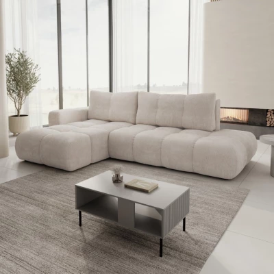 Schlafsofa mit Stauraum TRURO 1 - Latte, linke Ecke