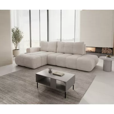 Schlafsofa mit Stauraum TRURO 1 - Latte, linke Ecke