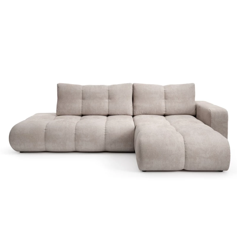 Schlafsofa mit Stauraum TRURO 1 - Latte, rechte Ecke