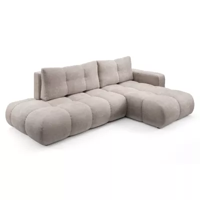 Schlafsofa mit Stauraum TRURO 1 - Latte, rechte Ecke