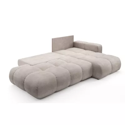 Schlafsofa mit Stauraum TRURO 1 - Latte, rechte Ecke
