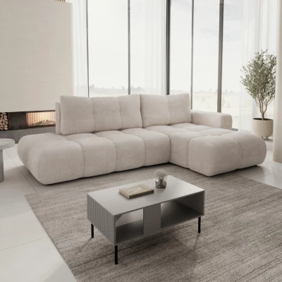 Schlafsofa mit Stauraum TRURO 1 - Latte, rechte Ecke