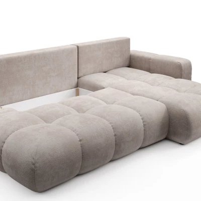 Schlafsofa mit Stauraum TRURO 1 - Latte, rechte Ecke