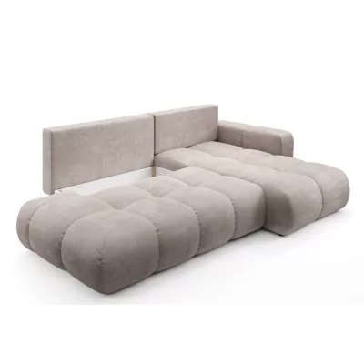 Schlafsofa mit Stauraum TRURO 1 - Latte, rechte Ecke
