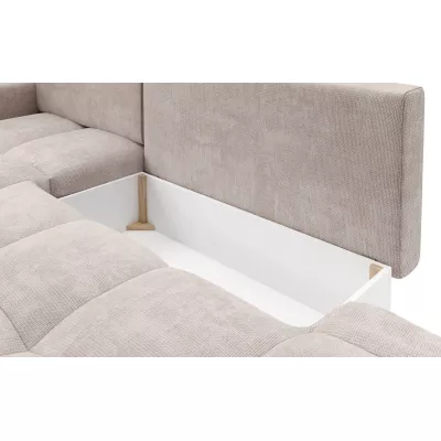 Schlafsofa mit Stauraum TRURO 1 - Latte, rechte Ecke